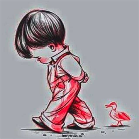 sad cartoon picture love